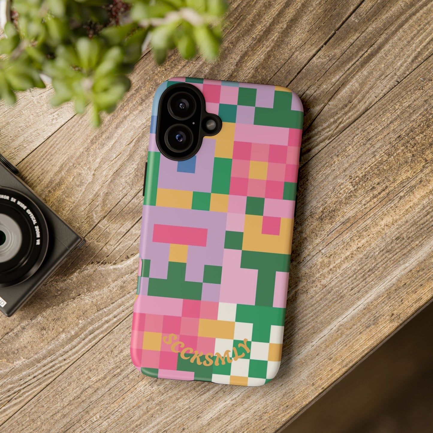 Pixel Garden Tough Phone Case for Apple