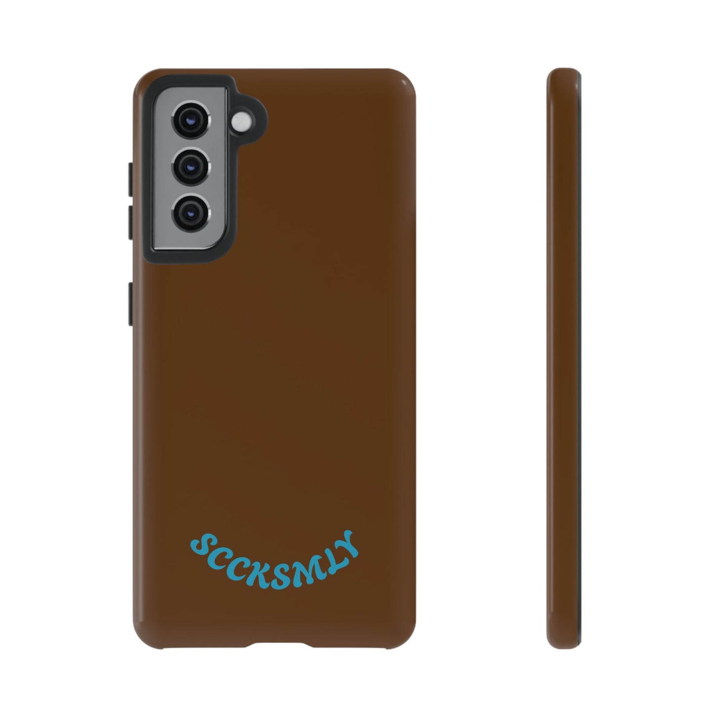 SOLID Chocolate Coco Tough Case for Samsung
