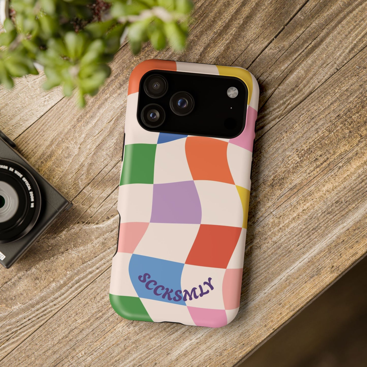 Checker Flicker Phone Case Apple