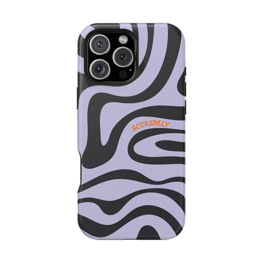 Purple Swirl Phone Case for "IOS or Apple"