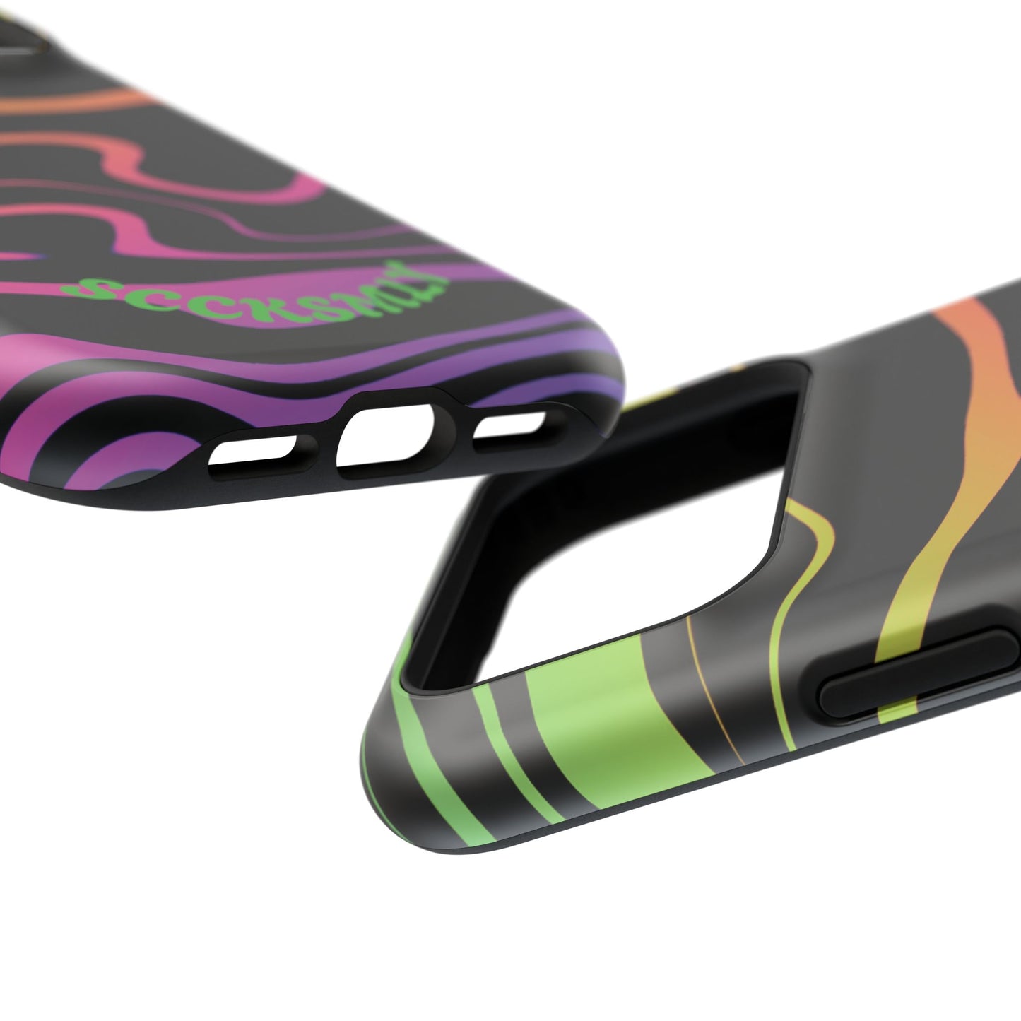 Dark Rainbow Phone Case for Apple
