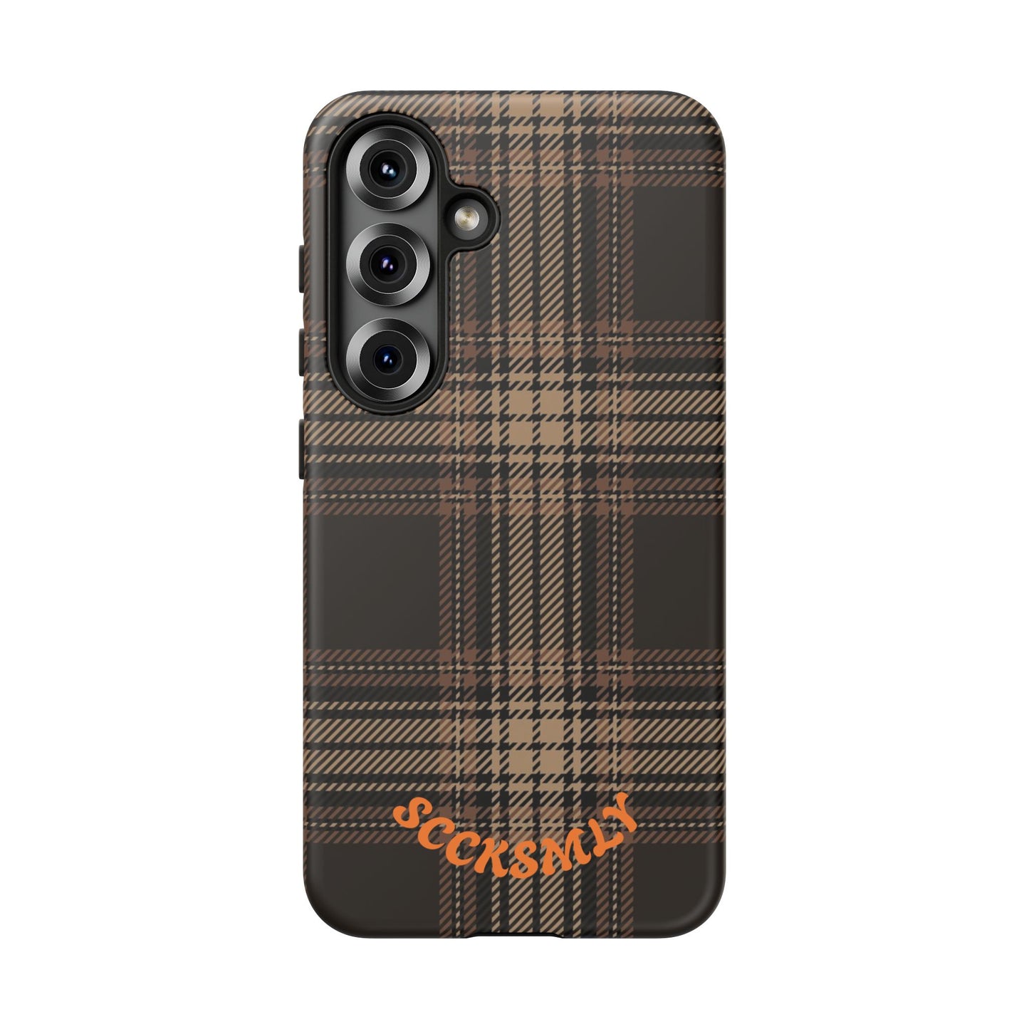 Brown Bread Plaid Tough Phone Case Samsung
