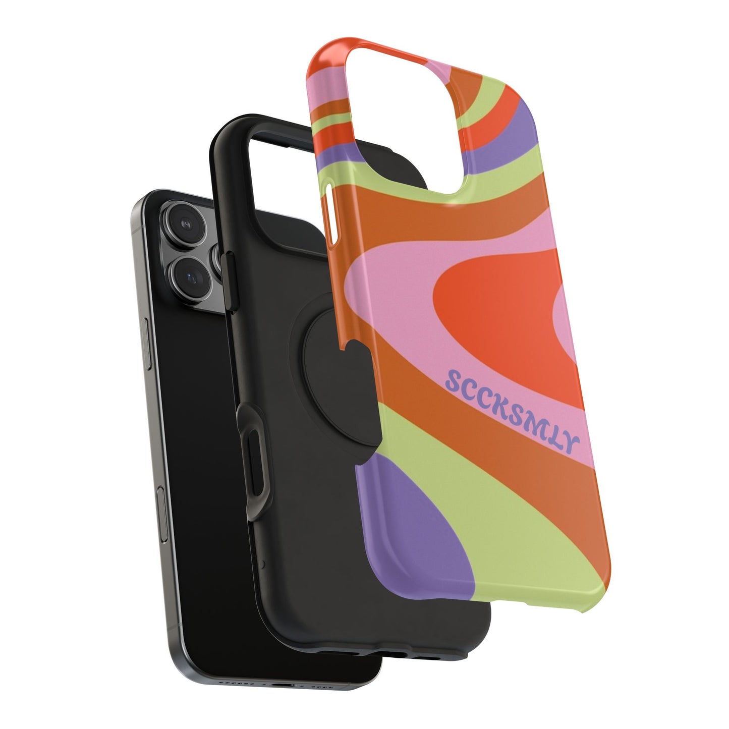 Curvy Swirl Phone Case for Apple