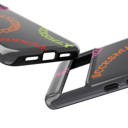 Y2K Wavy Script Tough Case for Google Pixel- Gray
