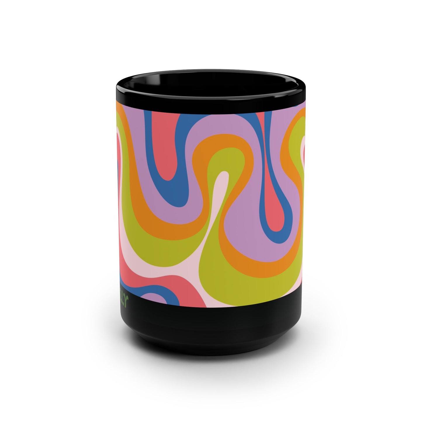 Mug Smoothie Groovie 15 oz — Black