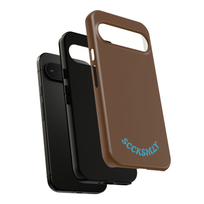 SOLID Chocolate Coco Tough Case for Google Pixel