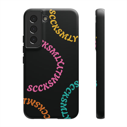 Y2K Wavy Script Tough Case for Samsung