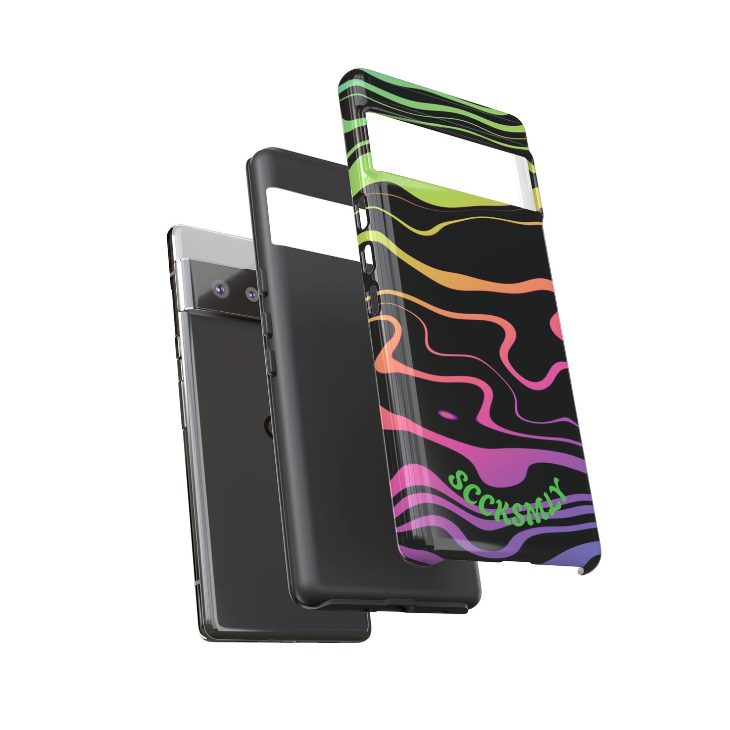 Dark Rainbow Tough Case For Google Pixel