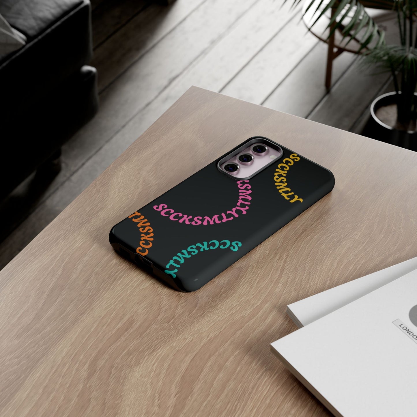 Y2K Wavy Script Tough Case for Samsung