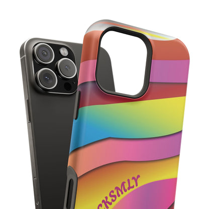 Modern Retro Rainbow Phone Case for Apple