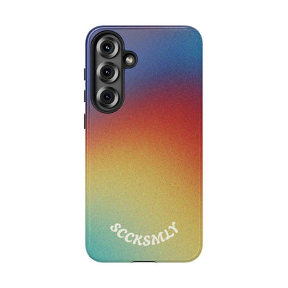 Faded Sunset Aura Tough Phone Case for Samsung