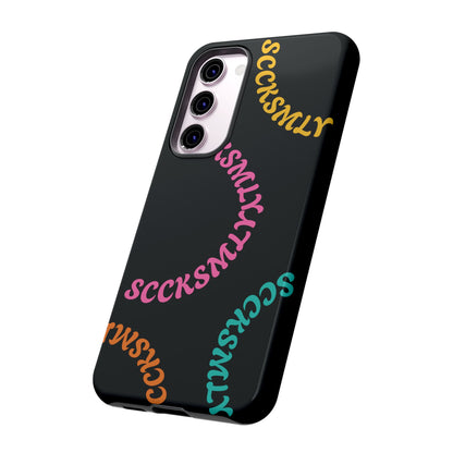 Y2K Wavy Script Tough Case for Samsung