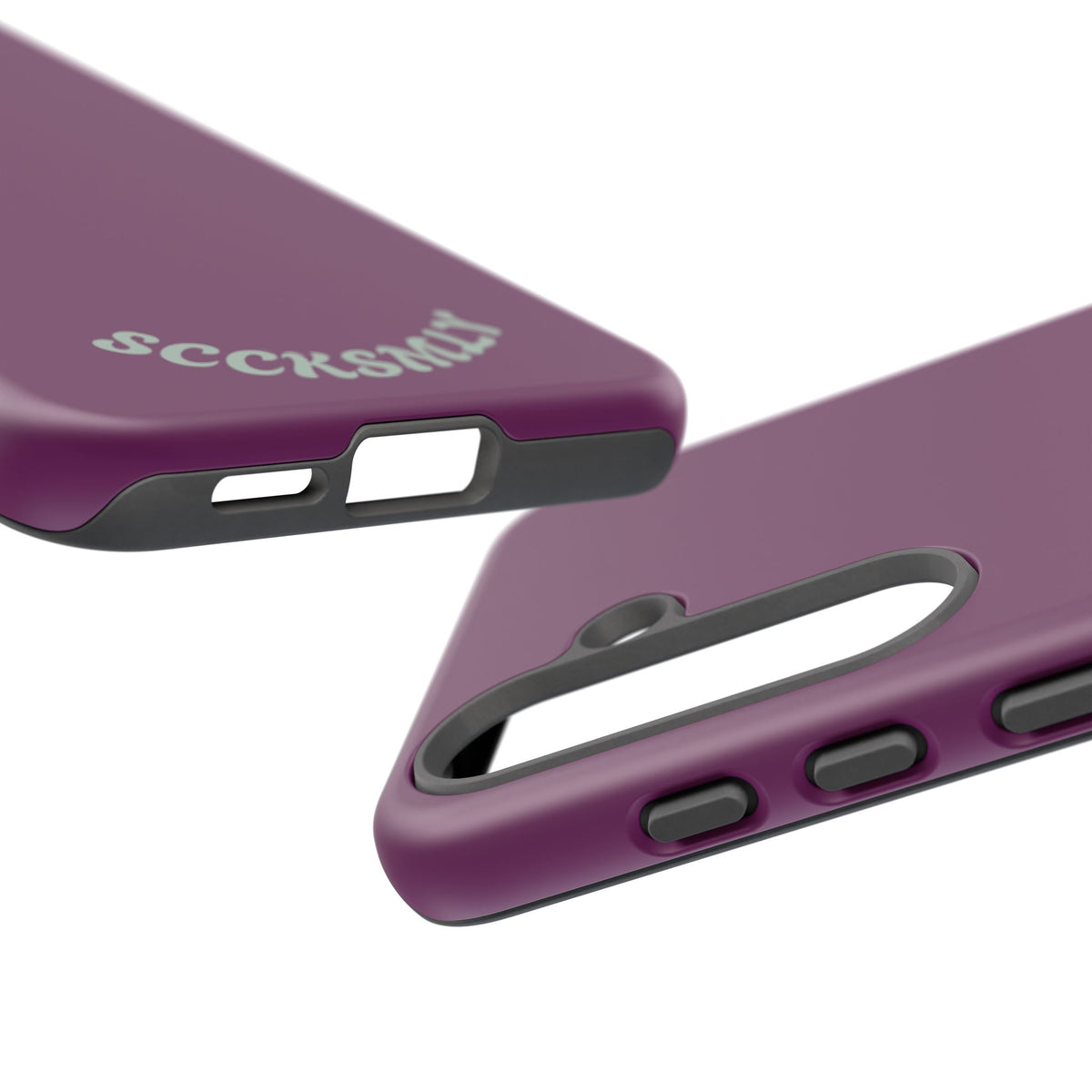 SOLID Amethyst Matte Tough Phone Case for Samsung
