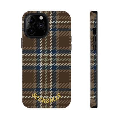 Earth and Sky Plaid Phone Case for Apple