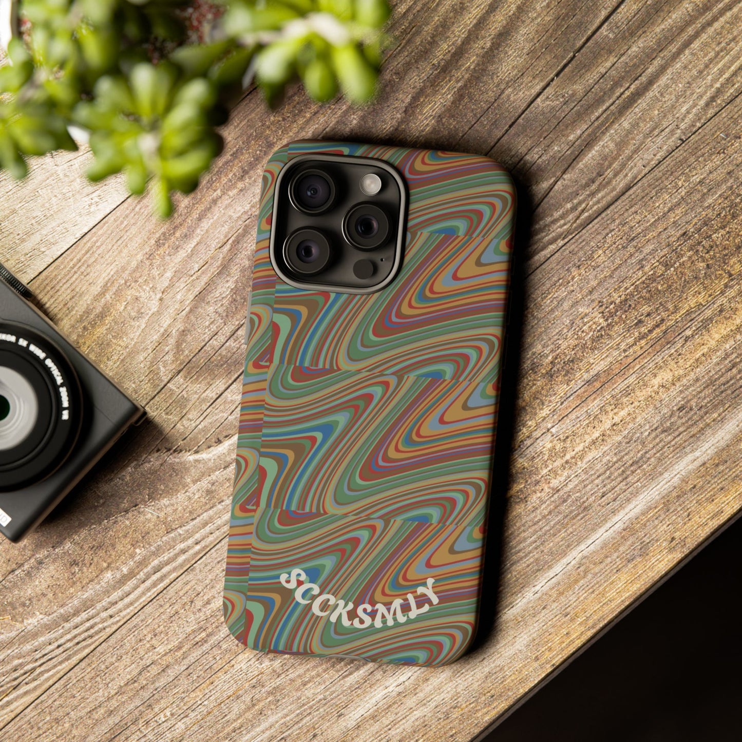 Earthly Waves Tough Phone Case for Apple