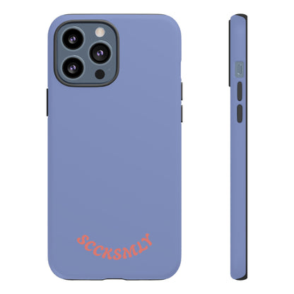 Periwinkle Blue Tough Phone Case for Apple
