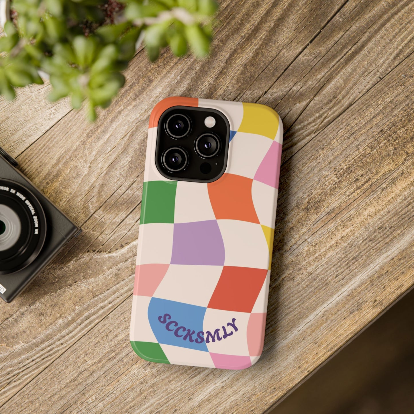 Checker Flicker Phone Case Apple