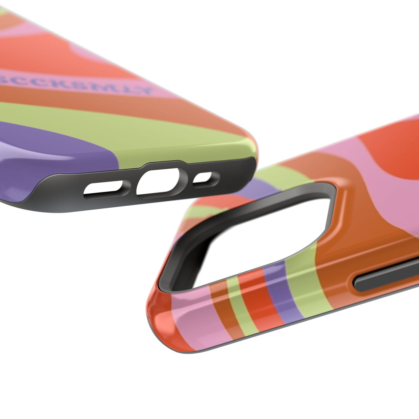 Curvy Swirl Phone Case for "IOS or Apple"