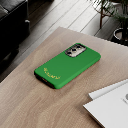 SOLID Green Grin Tough Case for Samsung