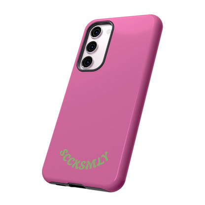 SOLID Sweet Static Pink Tough Case for Samsung