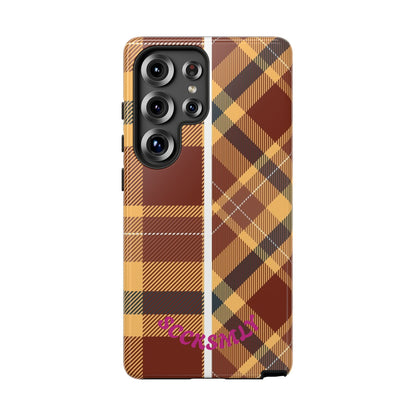 Autumn Plaid Phone Case for Samsung