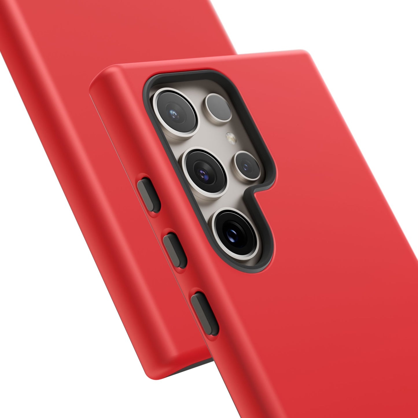 SOLID Screaming Red Tough Case for Samsung