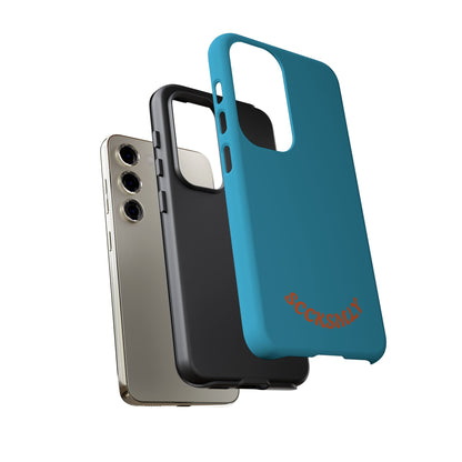 SOLID Blue Spook Tough Case for Samsung
