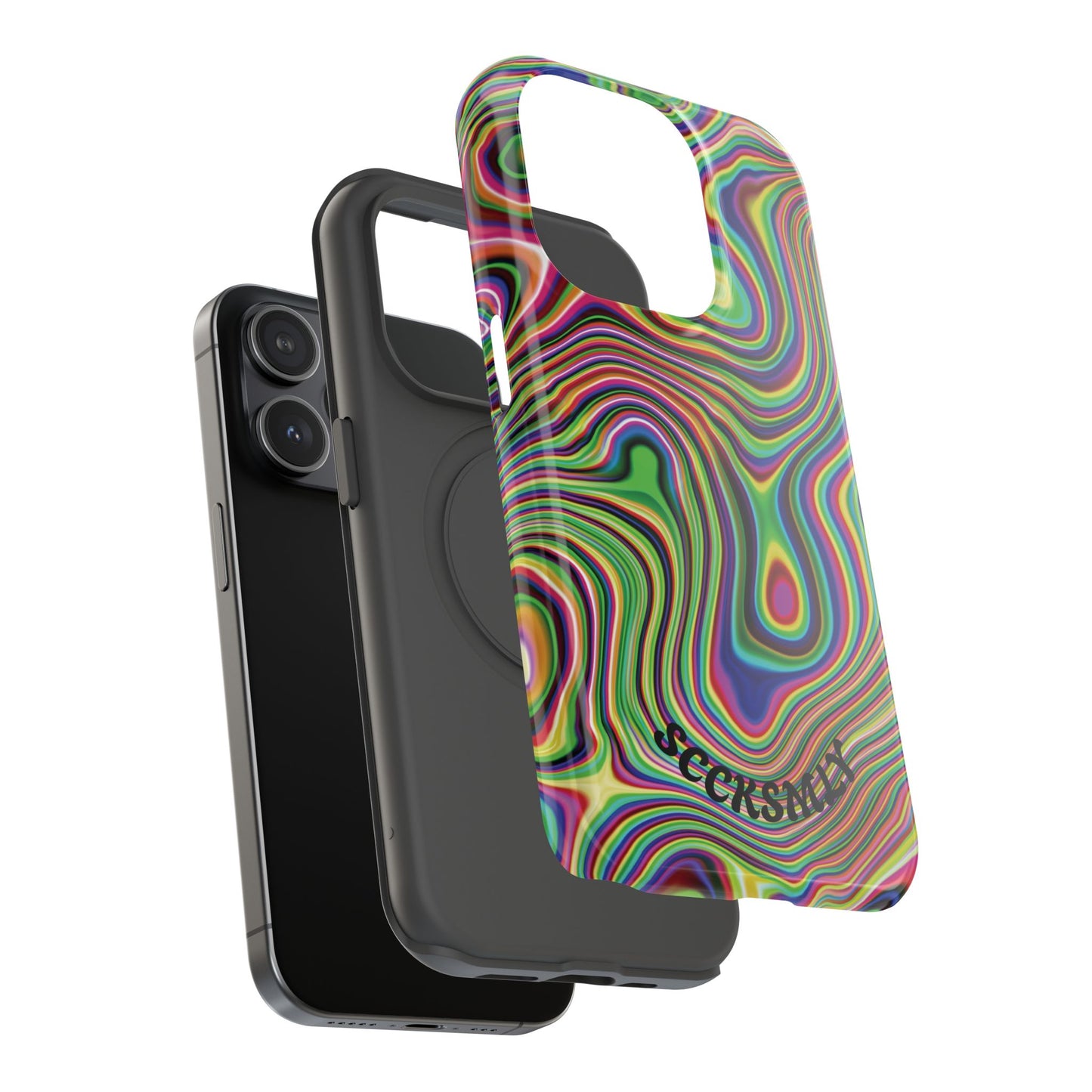 Acid Swirl Phone Case for Apple