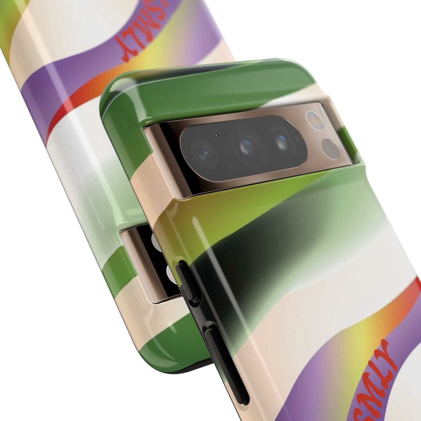 Green Waves Phone Case for Google Pixel