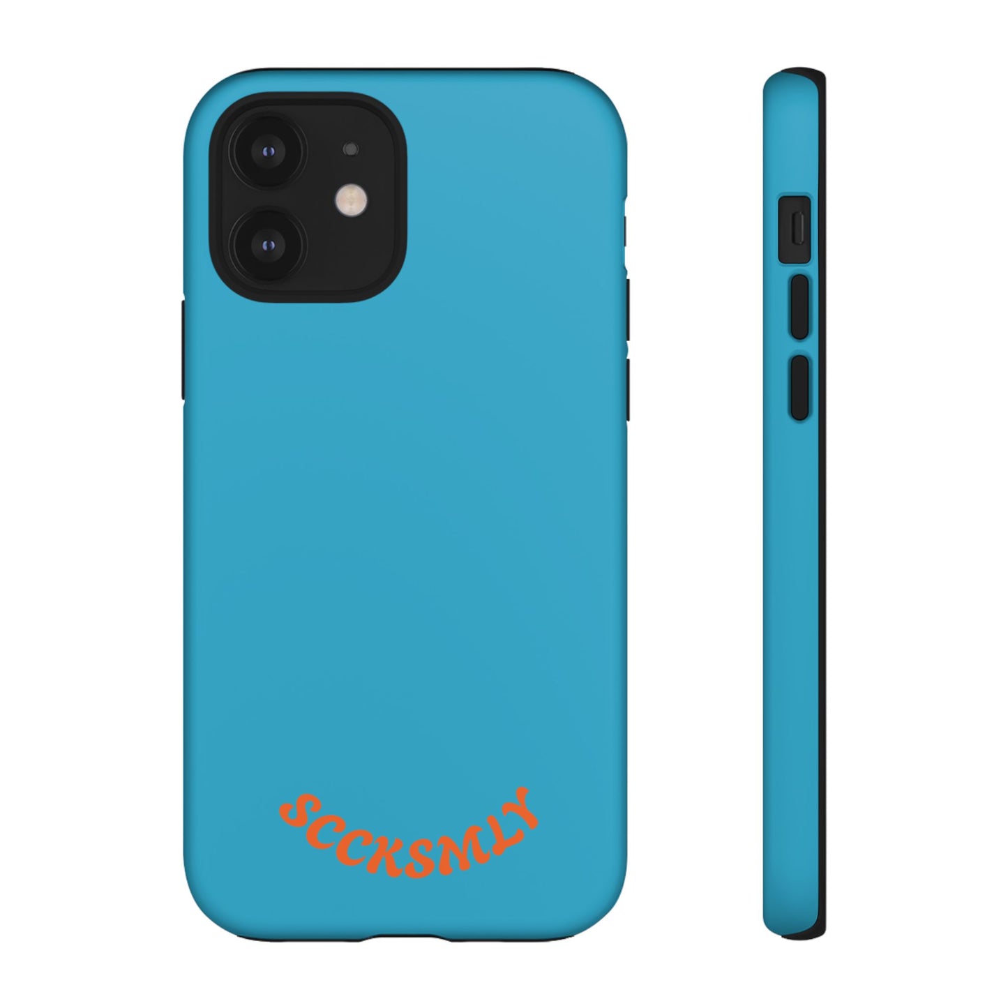 SOLID Blue Spook Tough Case for Apple