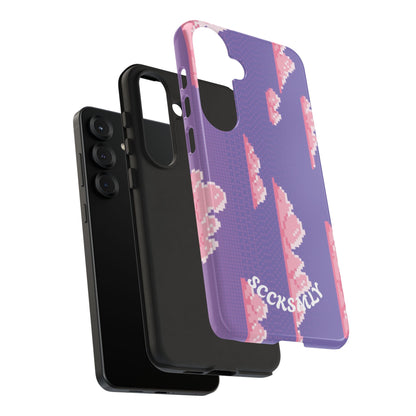 Purple Cotton Candy Sky Tough Phone Case for Samsung