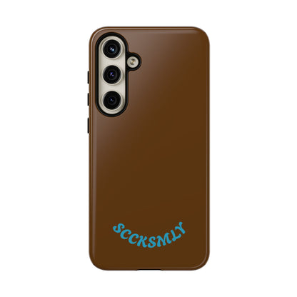 SOLID Chocolate Coco Tough Case for Samsung
