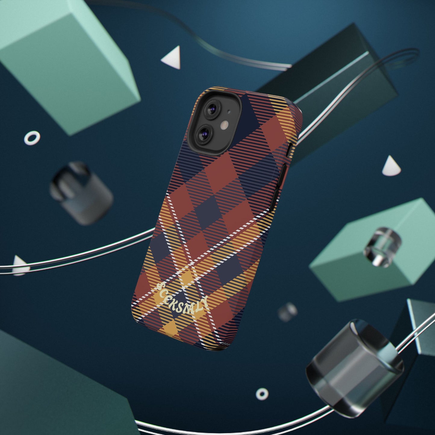 Harvest Tartan Phone Case for Apple