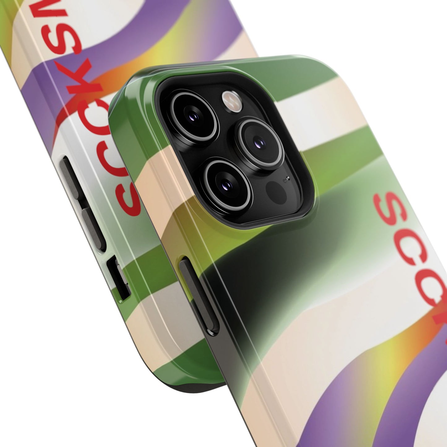 Green Waves Phone Case for "IOS or Apple"