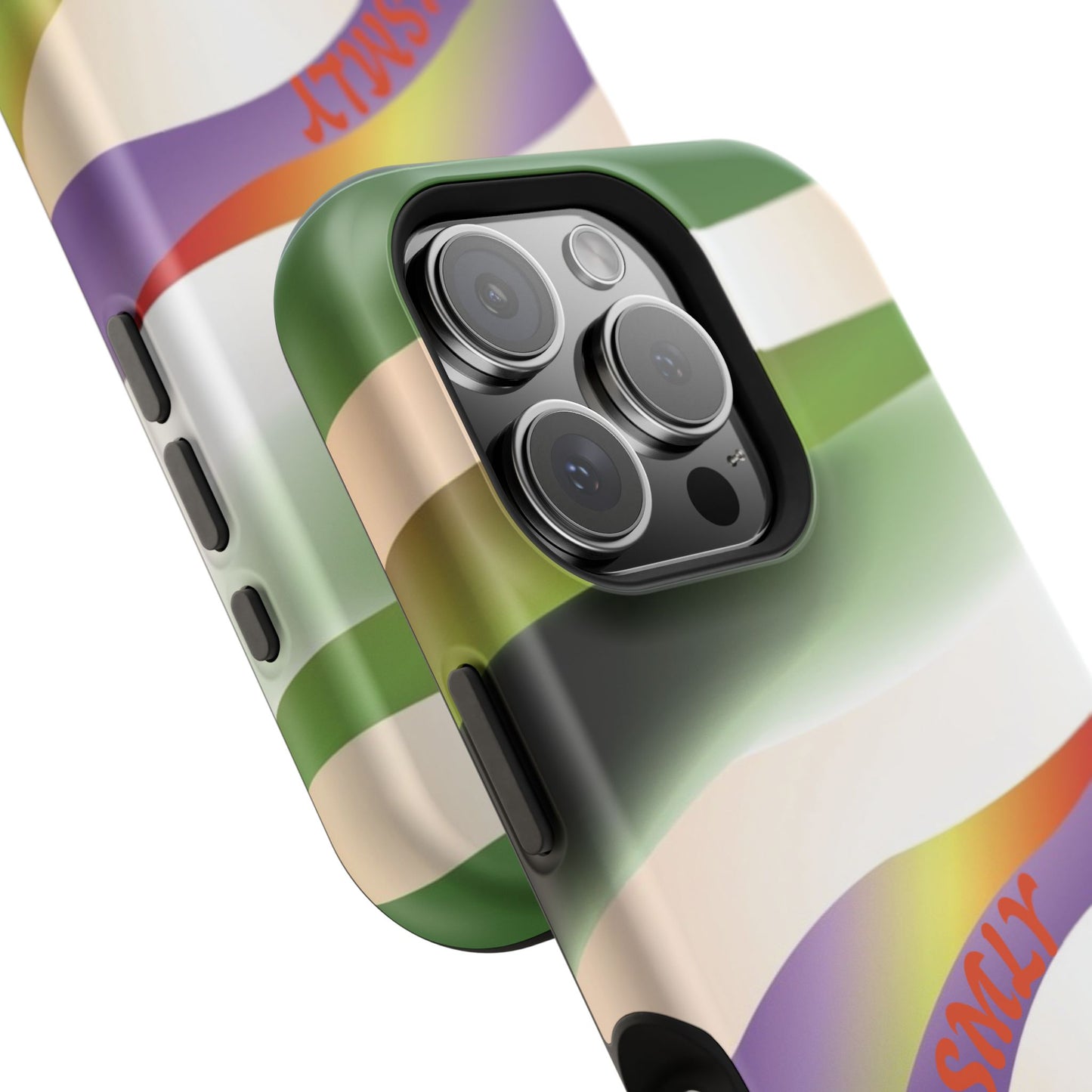 Green Waves Phone Case for Apple