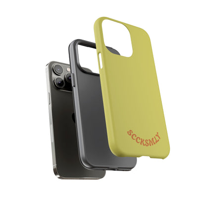 SOLID Lemon Dijon Glaze Tough Case for Apple