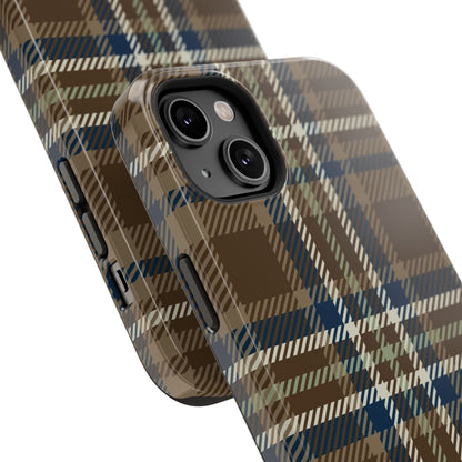 Earth and Sky Plaid Phone Case for Apple