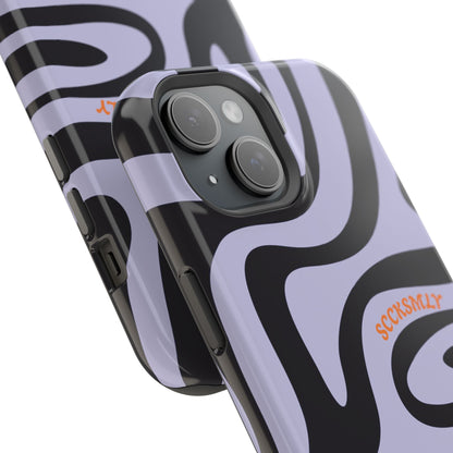 Purple Swirl Phone Case for Apple