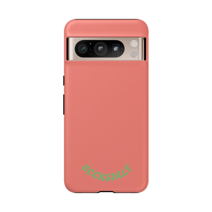 SOLID Guava Melon Wave Tough Phone Case for Google Pixel