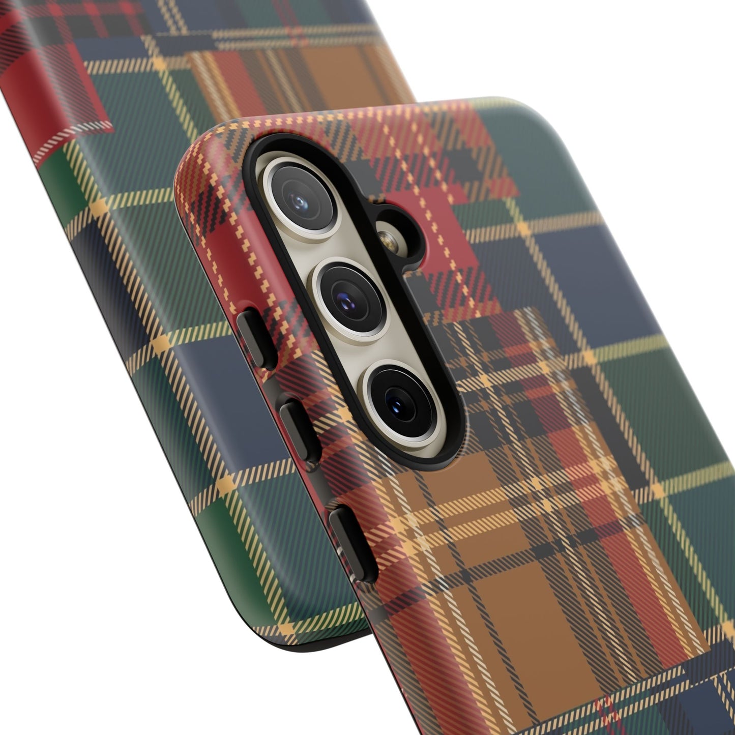 Heritage Hues Patchwork Tough Phone Case for Samsung