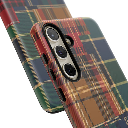 Heritage Hues Patchwork Tough Phone Case for Samsung