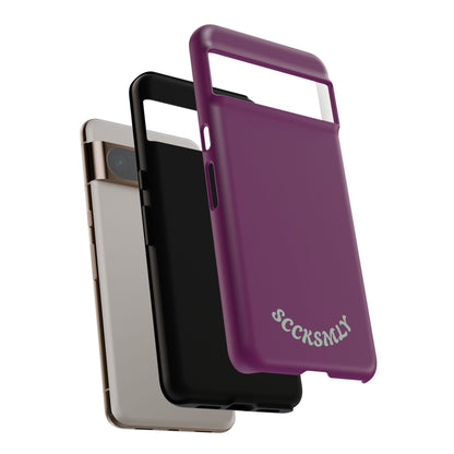 SOLID Amethyst Matte Tough Phone Case for Google Pixel