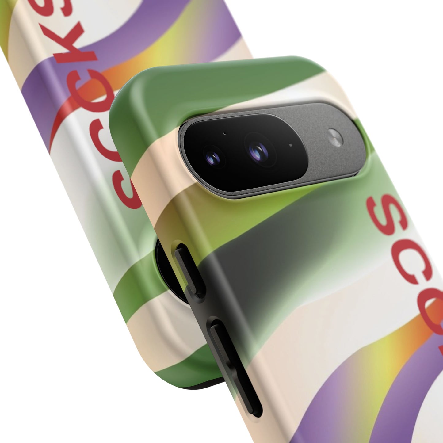 Green Waves Phone Case for Google Pixel