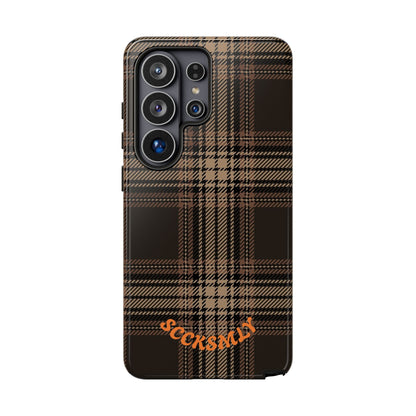 Brown Bread Plaid Tough Phone Case Samsung