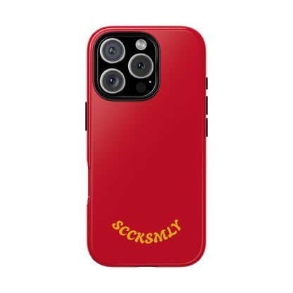 SOLID Calm Cherry Tough Case for Apple