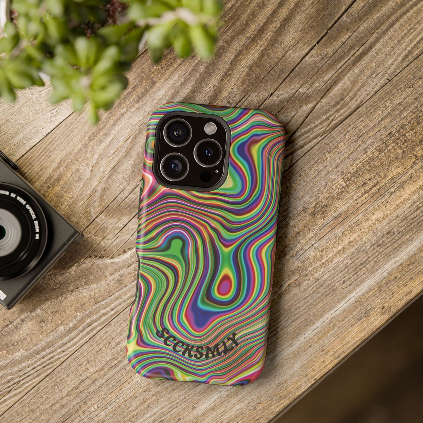 Acid Swirl Phone Case for Apple