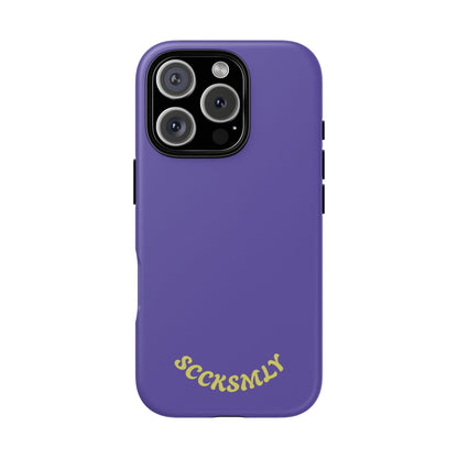 SOLID Dreamy Dusk Purple Tough Case for Apple