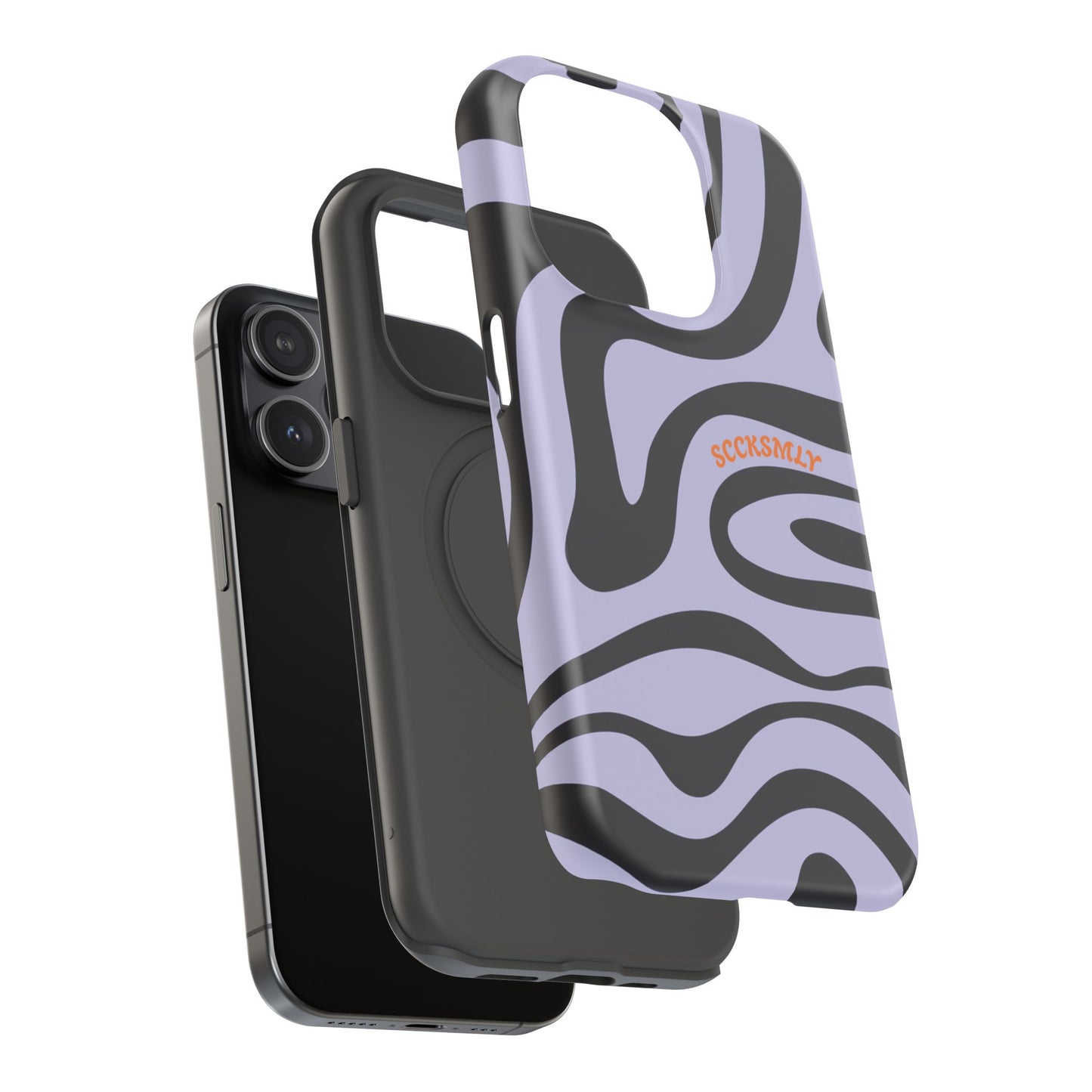 Purple Swirl Phone Case for "IOS or Apple"