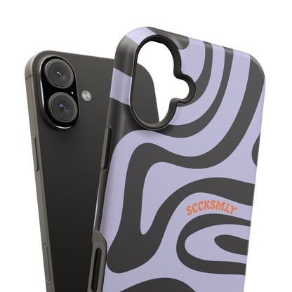 Purple Swirl Phone Case for Apple