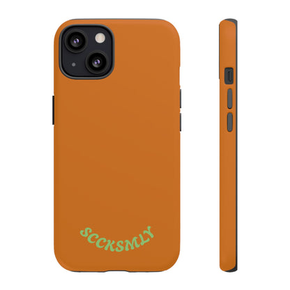 SOLID Terracotta Caoal Tough Case for Apple